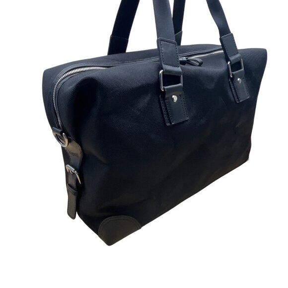 AMC Networks Black Nylon & Leather  Adjustable Shoulder Strap Duffle Bag Sz XL - Picture 8 of 12